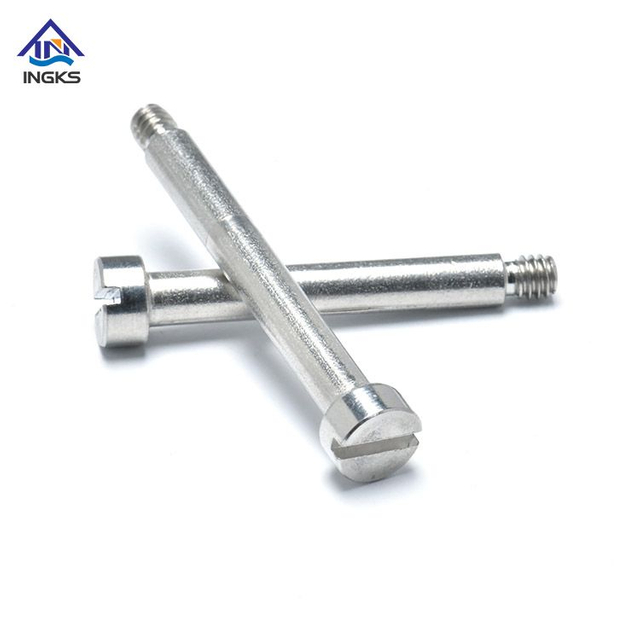 Stainless M8 Slotted Cheese Head Shoulder Turnilyo