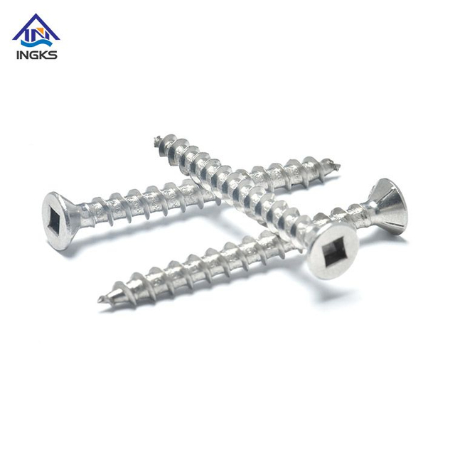 Square Socket CSK Head na may Ribs Wood Screws