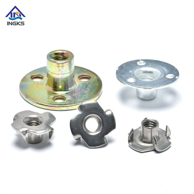 Hexagon Square Weld Castle Slotted Cage တွင် Nut ထည့်ပါ။