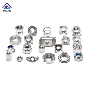 Hex nut vuông đầu kim loại kim loại khóa kim loại