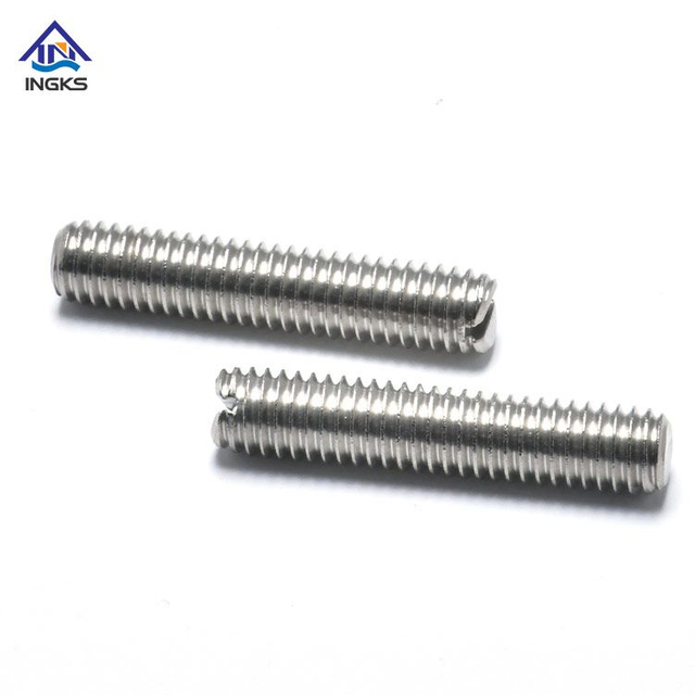 DIN551 Slotted Set Screw na may Flat Point