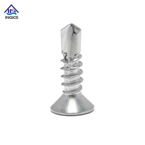 Cross Countersunk Flat Head Skru Penggerudian Sendiri