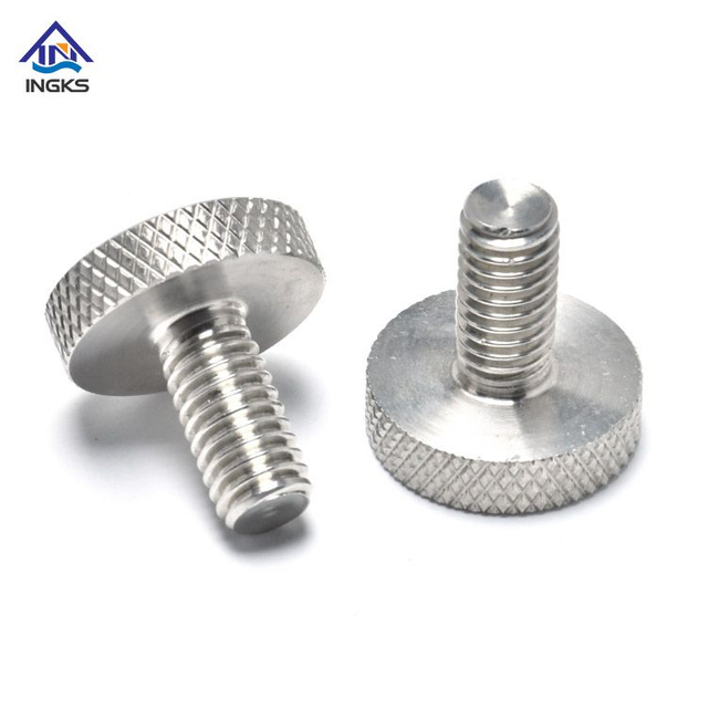 INGKS SS304 Diamond Knurled Cheese Head Screw មេដៃ