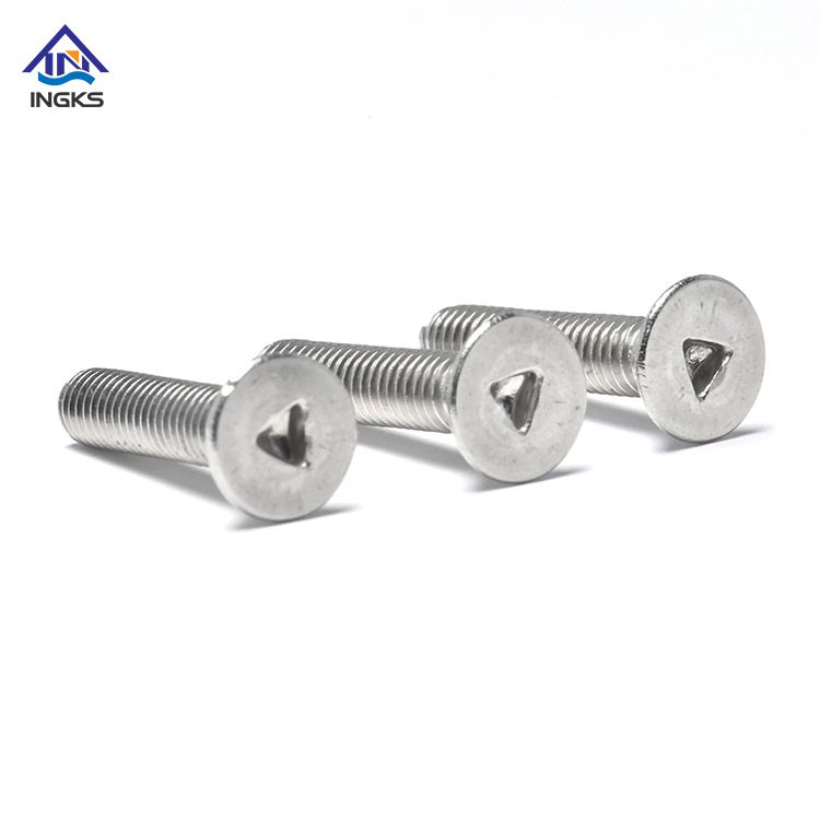 រន្ធ A2 A4 ត្រីកោណ CSK Head Security Screw