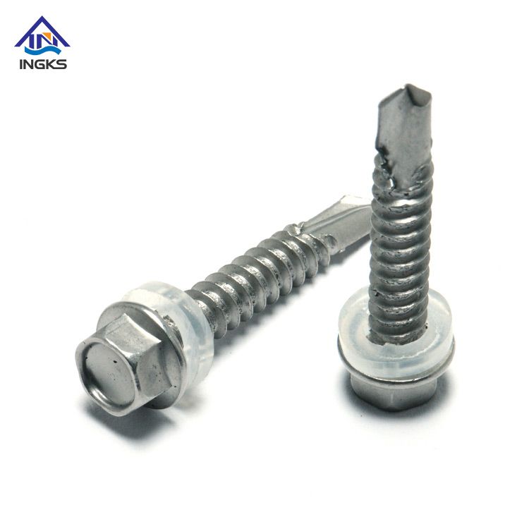 Stainless Indented Hex Wafer Head Self Drilling Screws များ