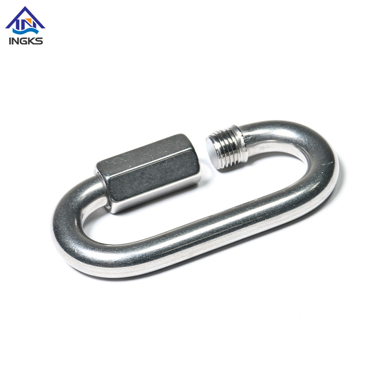 ដែកអ៊ីណុក 304 Round Quick Link ជាមួយនឹង Thread Lock