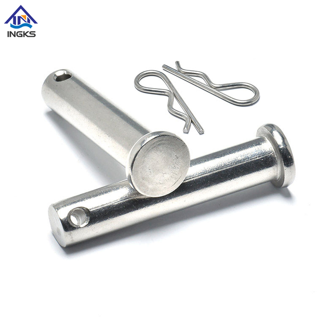 Stainless Steel Lock Pin Headed Clevis Pin အပေါက်