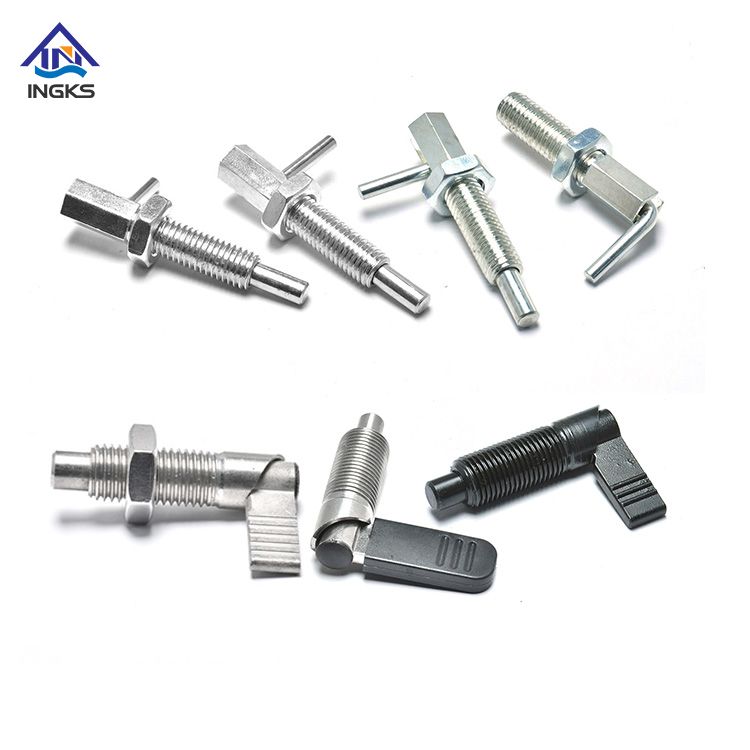 Stainless Steel Carbon Steel Zinc Plated Handle Locking Pin Cam Action Retractable Indexing Plunger Spring Plunger