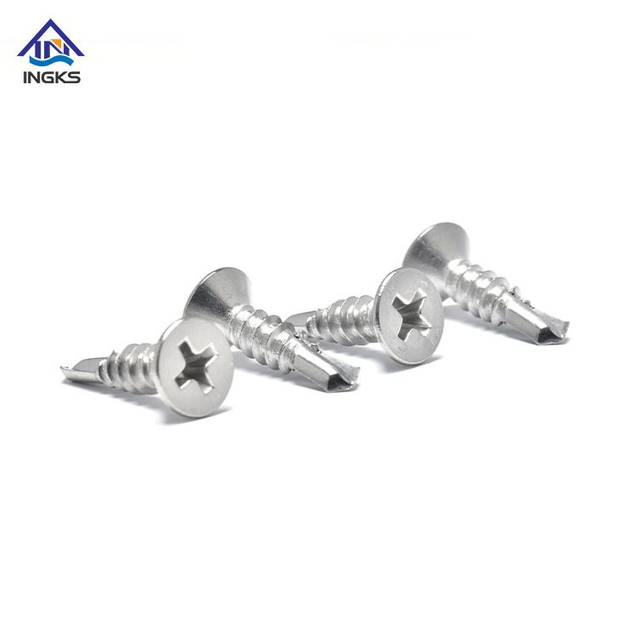 Countersunk CSK Head Cross Recessed Phillips វីសខួងដោយខ្លួនឯង។