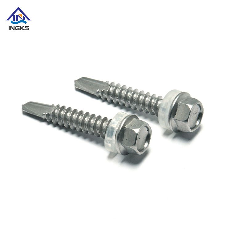 Stainless Indented Hex Wafer Head Self Drilling Screws များ