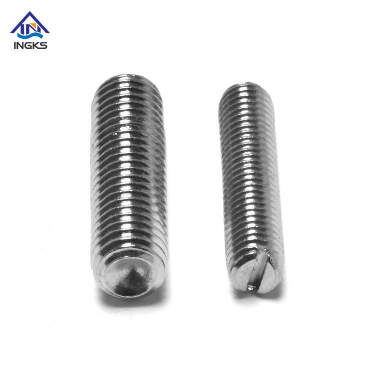 Slotted Set Screw Grub Screw ជាមួយនឹង Cup Point DIN438