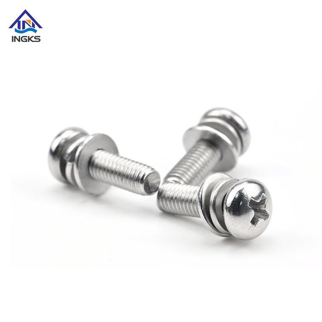 A2 A4 Phillips Pan head na May Washer Assembling Machine Screw