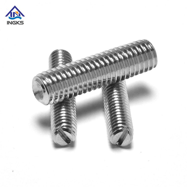 Slotted Set Screw Grub Screw ជាមួយនឹង Cup Point DIN438