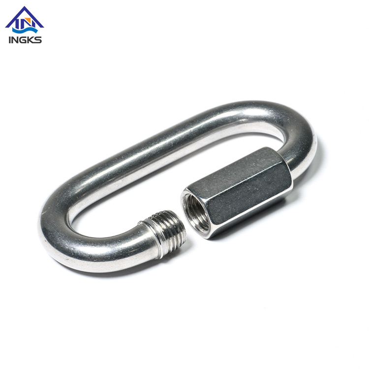 ដែកអ៊ីណុក 304 Round Quick Link ជាមួយនឹង Thread Lock