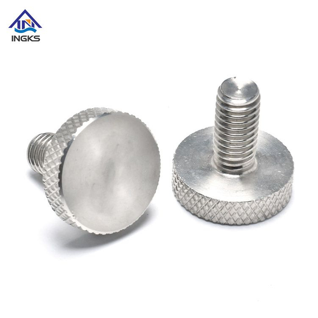 INGKS SS304 Diamond Knurled Cheese Head Screw មេដៃ