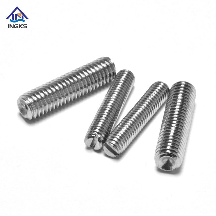 Slotted Set Screw Grub Screw ជាមួយនឹង Cup Point DIN438