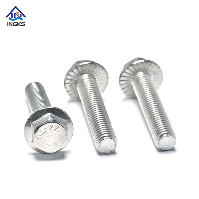 Hindi kinakalawang na asero 304 316 DIN 6921 Hexagon Flange Bolt Hex Washer Head 