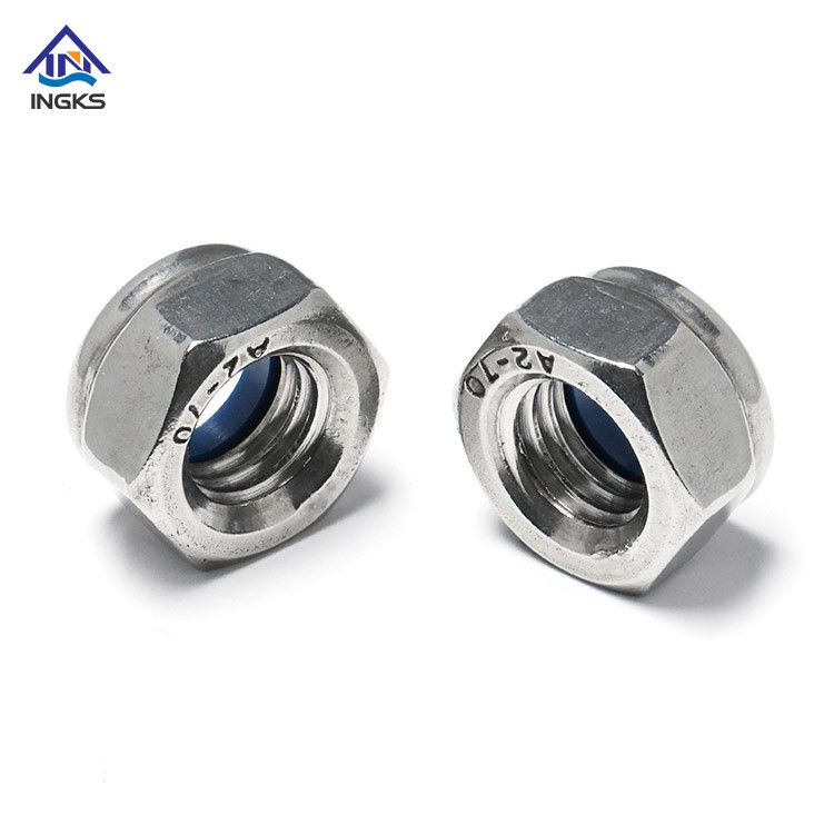 Stainless Steel Hex Nylon Lock Nuts Self Locking DIN985 ထည့်သွင်းပါ။