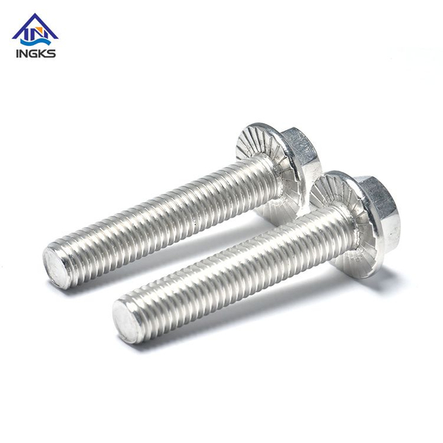 Hindi kinakalawang na asero 304 316 DIN 6921 Hexagon Flange Bolt Hex Washer Head 