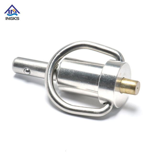 ປຸ່ມທອງເຫລືອງ D Shape Ring Handle Quick Release Ball Pin Pin with Shoulder