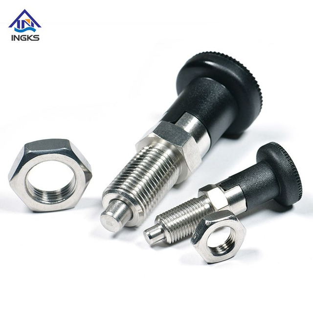 ស្តង់ដារ IKS418 Pull Knob Indexing Screw Plunger