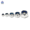 Stainless Steel Hex Nylon Lock Nuts Self Locking DIN985 ထည့်သွင်းပါ။