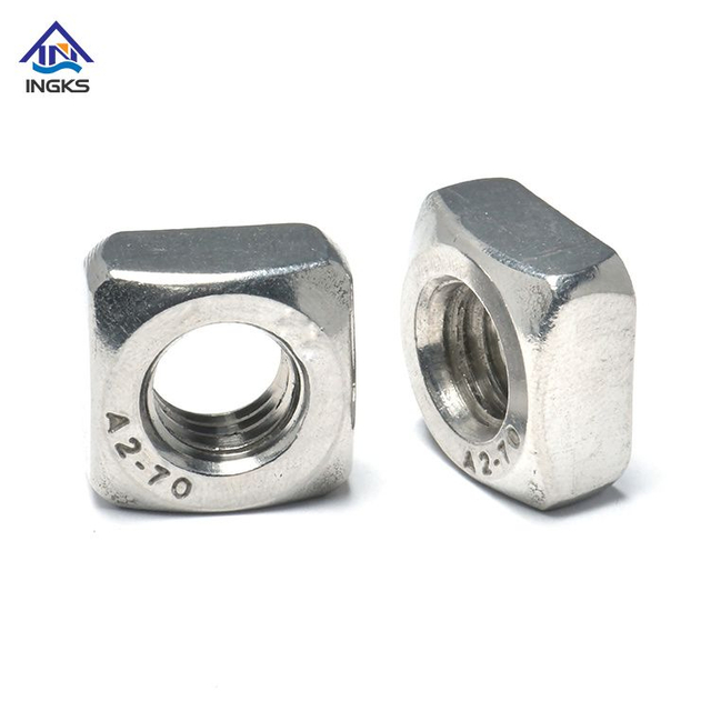 DIN557 Square Nut ដែកអ៊ីណុក 304 SS316 គ្រាប់ធម្មតា។