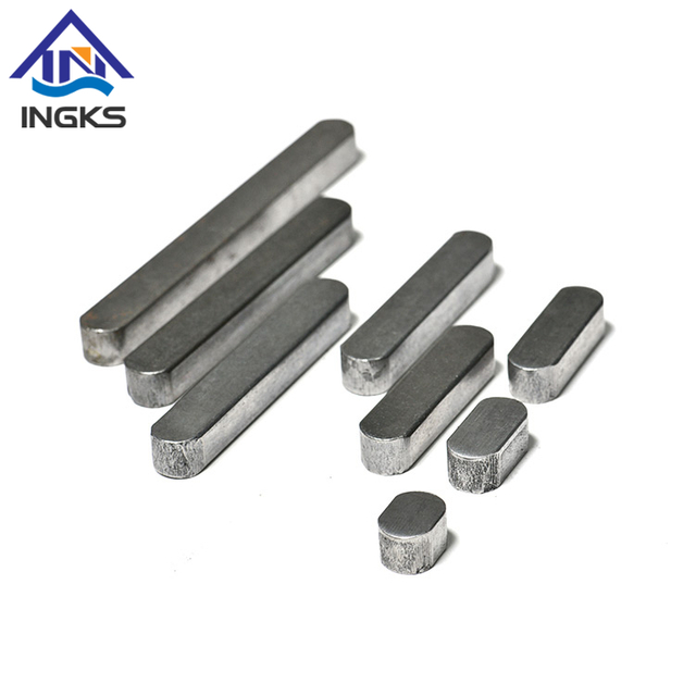 Stainless Steel Flat Round At Square End Feather Key Drive Parallel Key