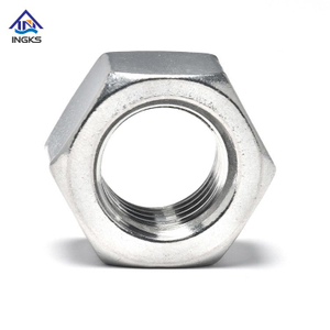 DIN934 صامولة مسدسة من الفولاذ المقاوم للصدأ SS304 316 M1-M64