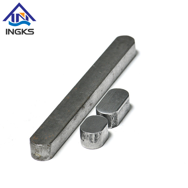 Stainless Steel Flat Round At Square End Feather Key Drive Parallel Key