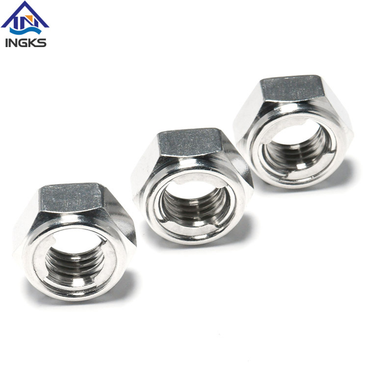 ដែកអ៊ីណុក 304 316 All Metal Prevailling Torque Type Metal Lock Nut