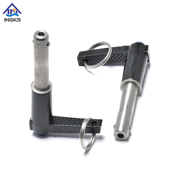 L ຫົວທີ່ມີປຸ່ມແຫວນຈັບໄດ້ໄວປ່ອຍບານລັອກ Pin