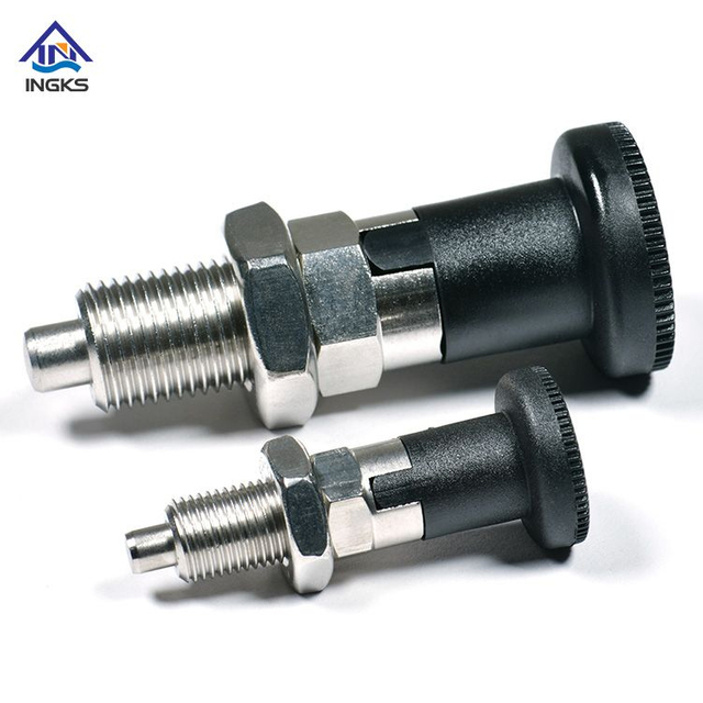 ស្តង់ដារ IKS418 Pull Knob Indexing Screw Plunger