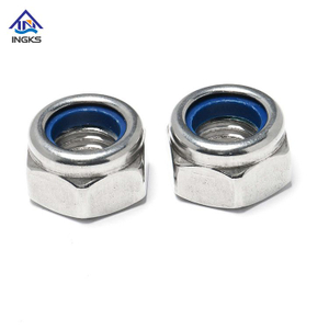 Thép không gỉ hex nylon khóa đai ốc tự khóa chèn DIN985