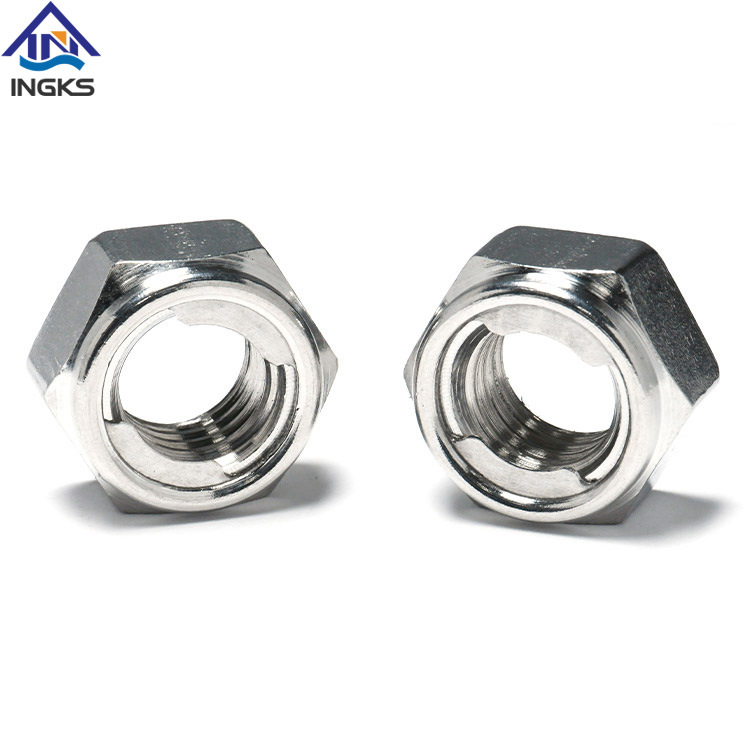 ដែកអ៊ីណុក 304 316 All Metal Prevailling Torque Type Metal Lock Nut